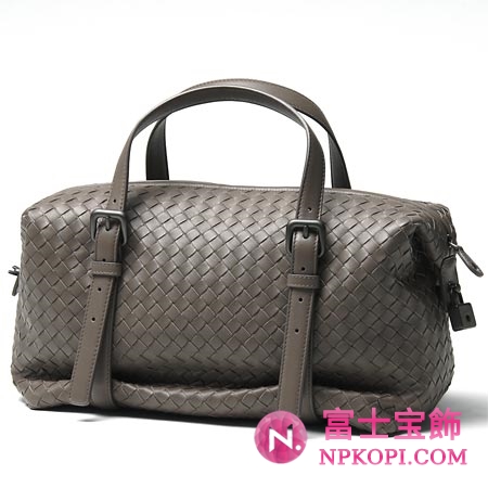 ボッテガヴェネタ/BOTTEGA VENETA/ レザーボストンバッグ/モンテーニュバッグ /スチールグレー272801 v0016 2873